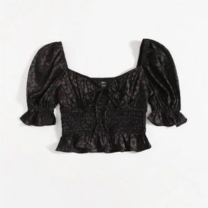 SHEIN puffy sleeves top